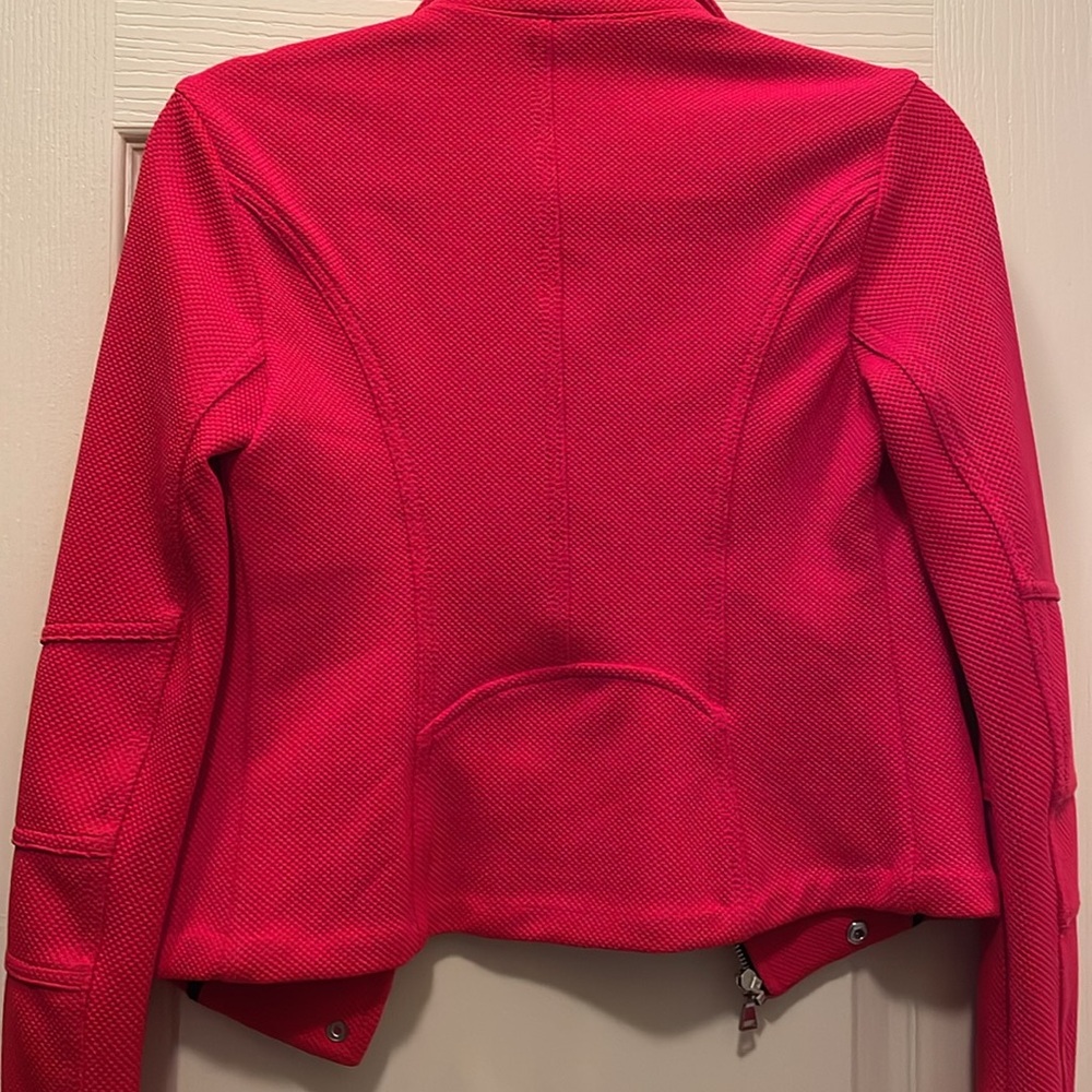 Red Textured Jacket - Picture 4 of 4